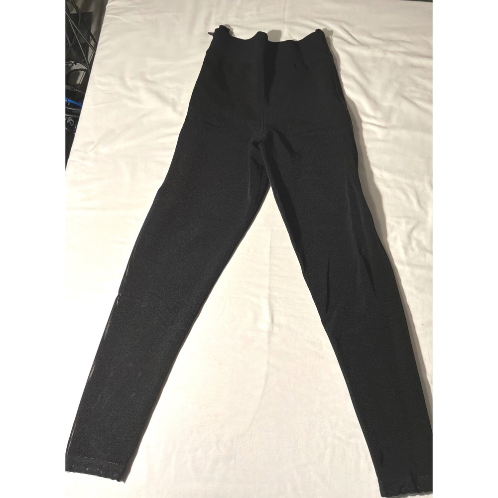 ClearPoint Medical Compression Leggings Black Lace Trim Size L Post Surgery